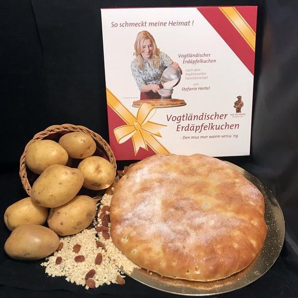 Vogtländischer Erdäpfelkuchen (Kartoffelkuchen)